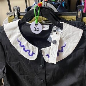 Black Friday Loch Ness Embroidered blouse